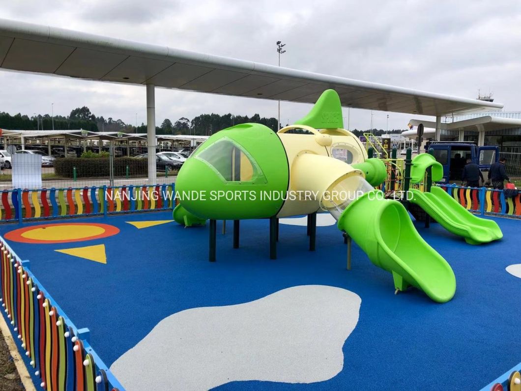 Wandeplay Amusement Park Combined Slide Children Playground Equipment with Wd-Dz060