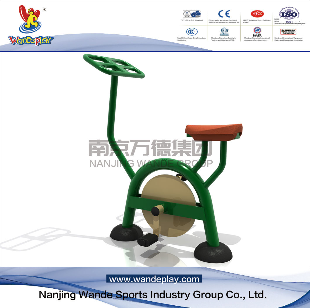 Galvanized Outdoor Fitness Equipment with Bicycle Wd-010491