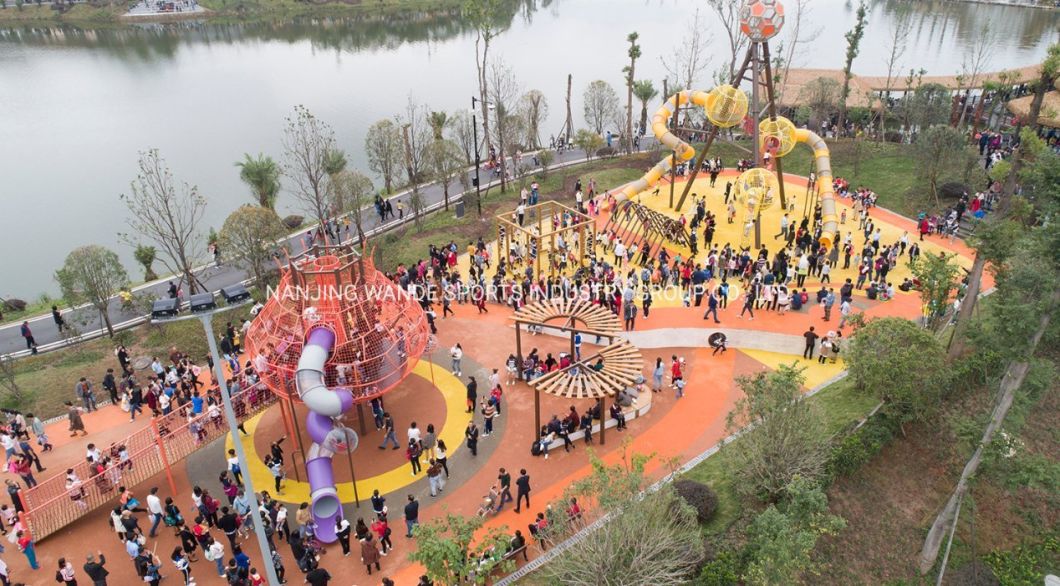 Wandeplay Amusement Park Nest Climbing Children Outdoor Playground Equipment with Wd-Nc102