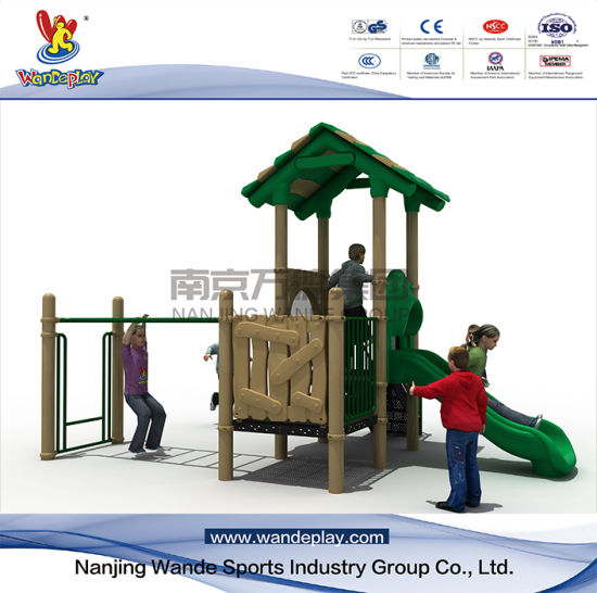 Outdoor Treehouse Playsets with Slide for Toddler in Backyard