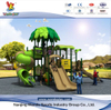 Outdoor Tree House Playset for Youth with Slide