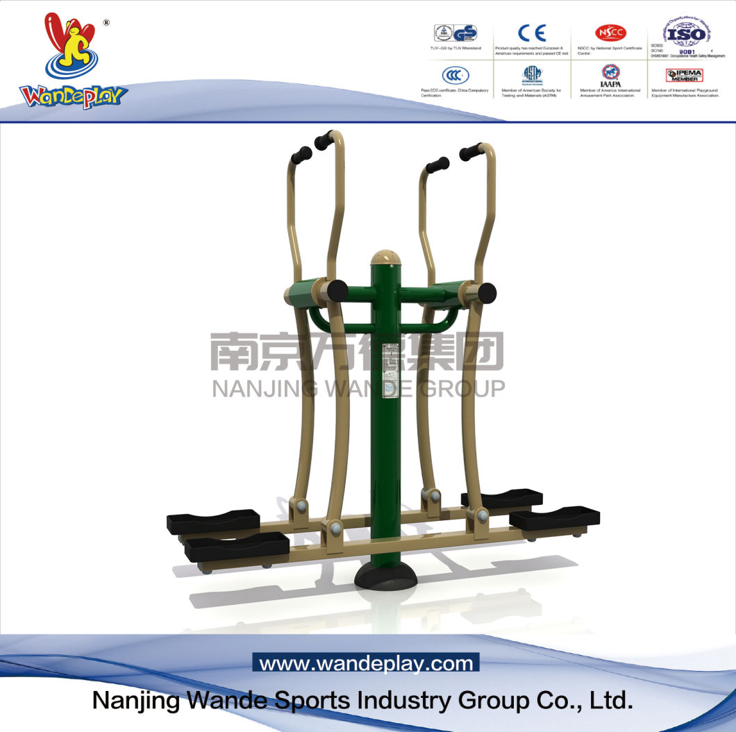 Galvanized Outdoor Fitness Equipment with Double Flat Walker Wd-010475