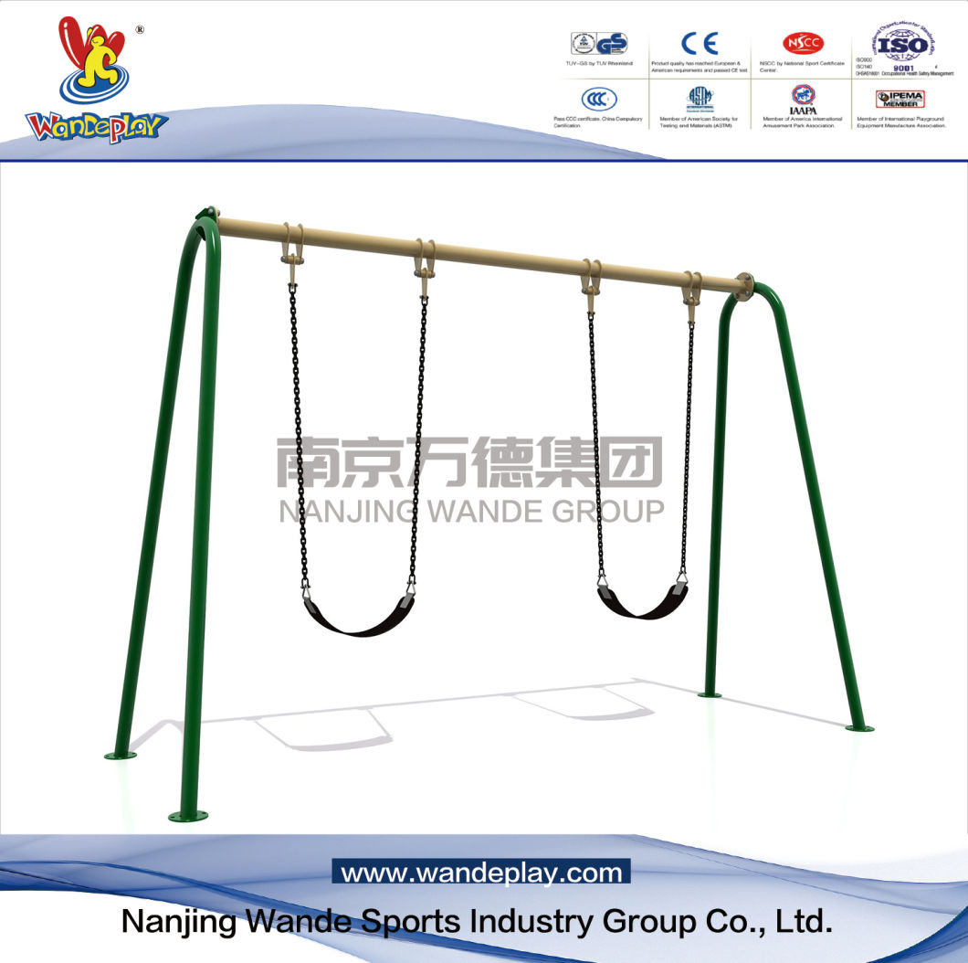 Wandeplay Swing Children Outdoor Playground Equipment with Wd-040106