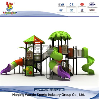 Outdoor Treehouse Playset in Backyard for Kids