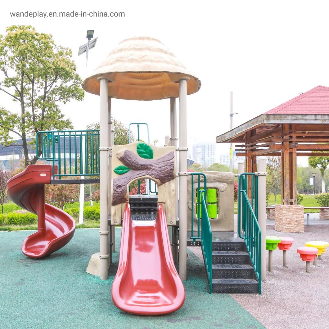 Wandeplay Theme Park Amusement Park Children Outdoor Playground Equipment with Wooden Structure Wd-Dz070