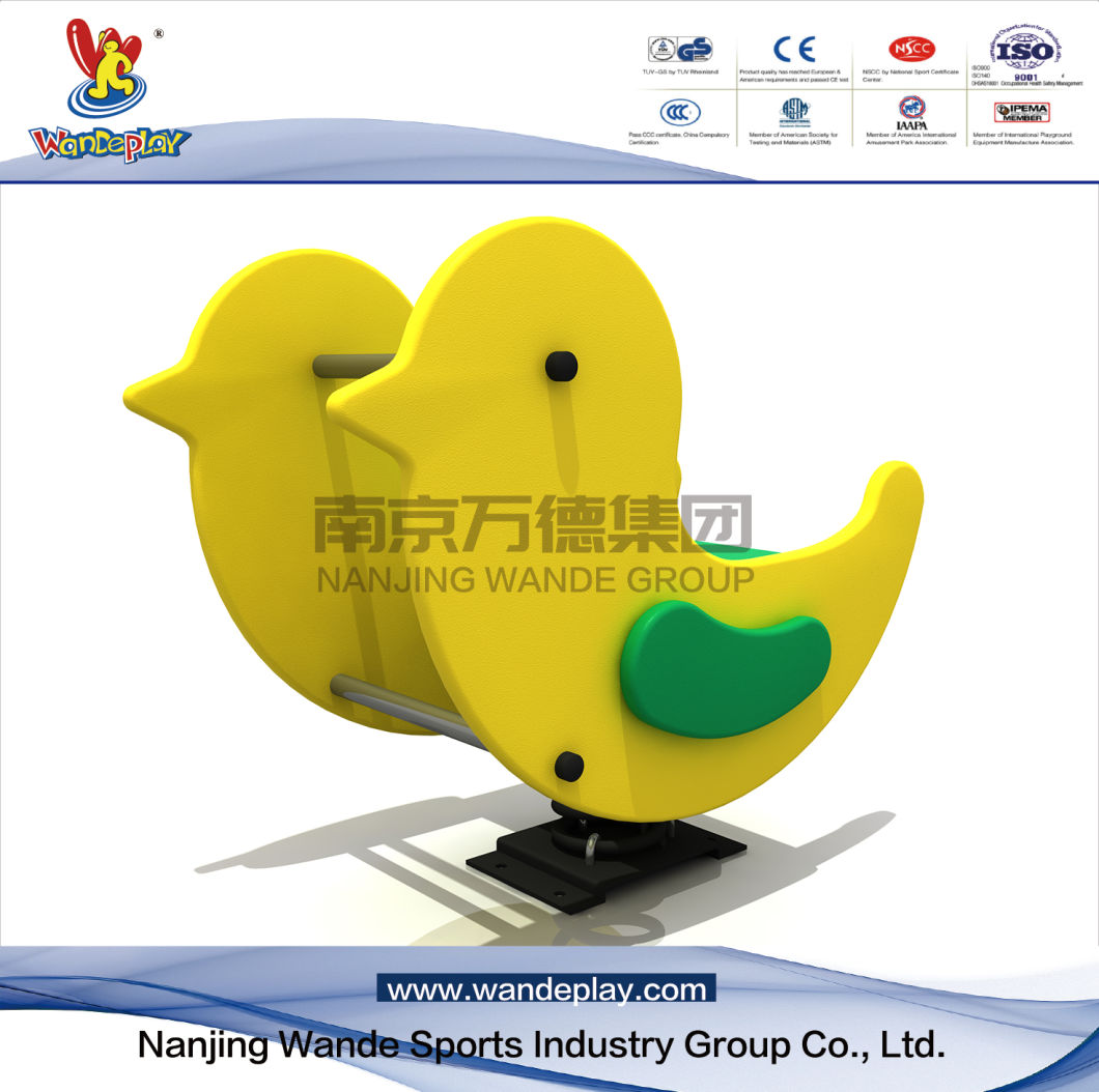 Wandeplay Duck Spring Rider HDPE Children Outdoor Playground Equipment with Wd-By010 (WD-050215)