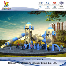 Residential Rocket Aircraft Playset with Slide 