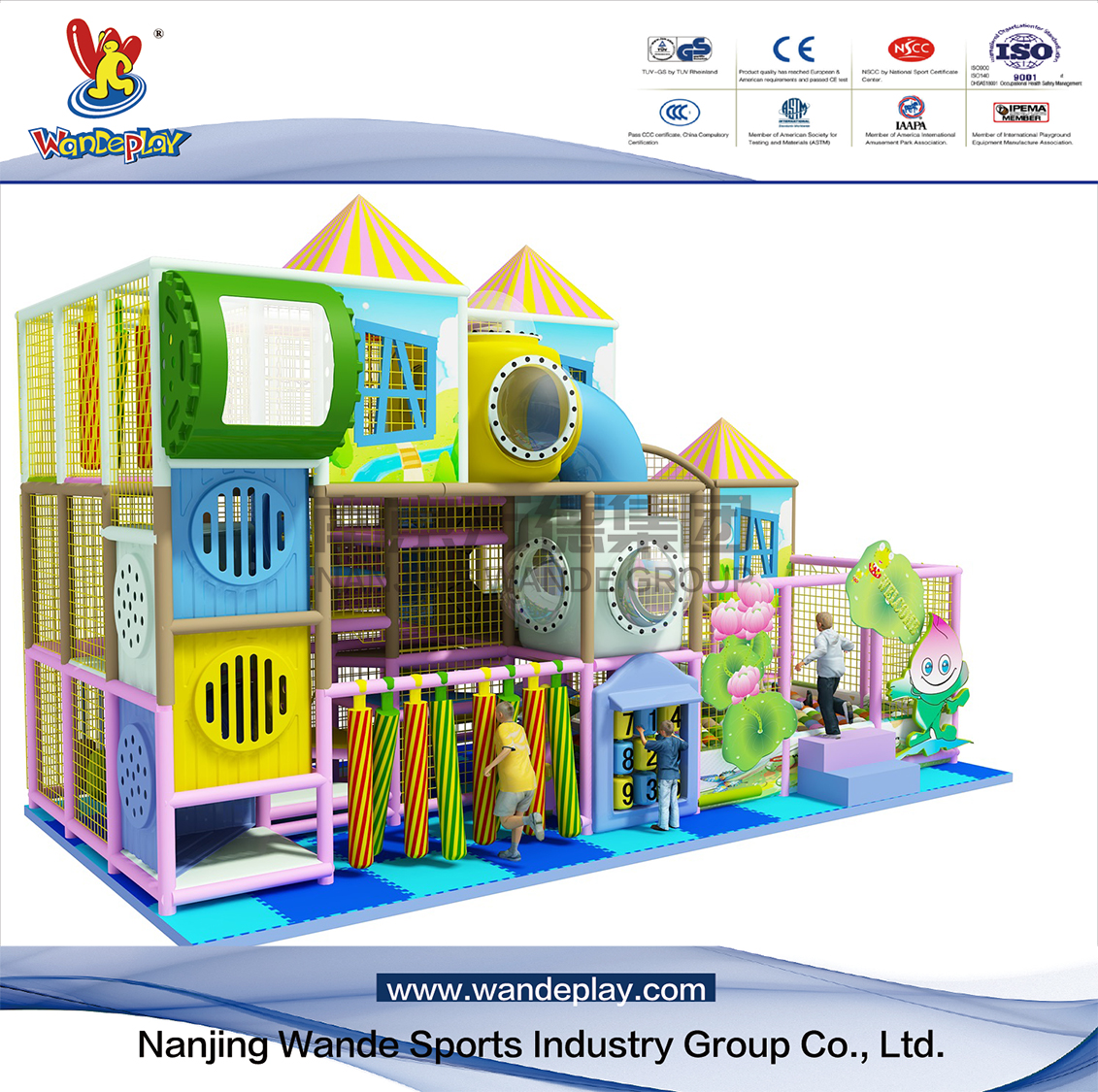 Castle Adventure Indoor Playground in Shopping Mall for Kids