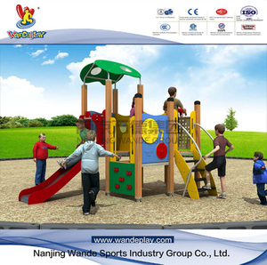 Amusement Park Children Outdoor PE Playset with Slide