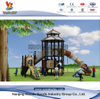 Outdoor pavilion playset for youth with slide and ladder