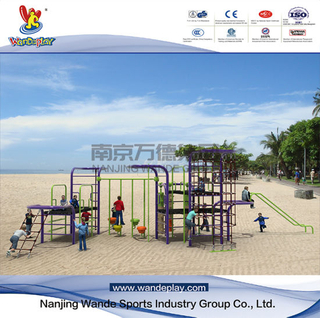 Outdoor Childrens Climbing Frame Rope Nets