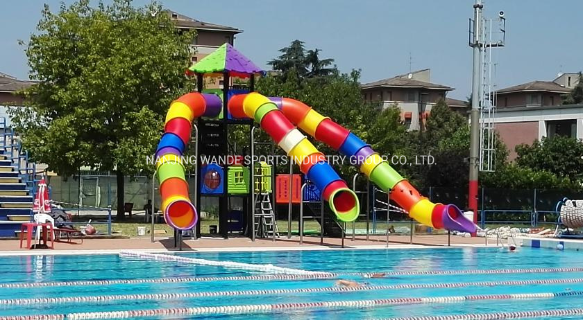 Wandeplay New Style Customized Combined Slide Children Outdoor Playground Equipment with Wd-101655