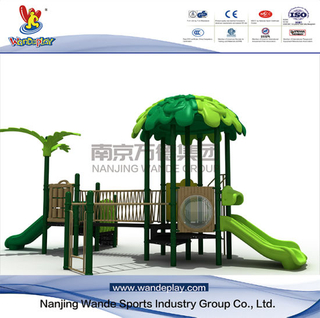 Outdoor Treehouse Playsets with Slides for Kids