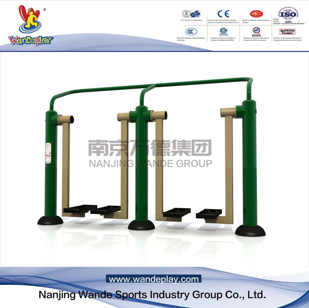 Galvanized Outdoor Fitness Equipment with Double Health Walker Wd-010489