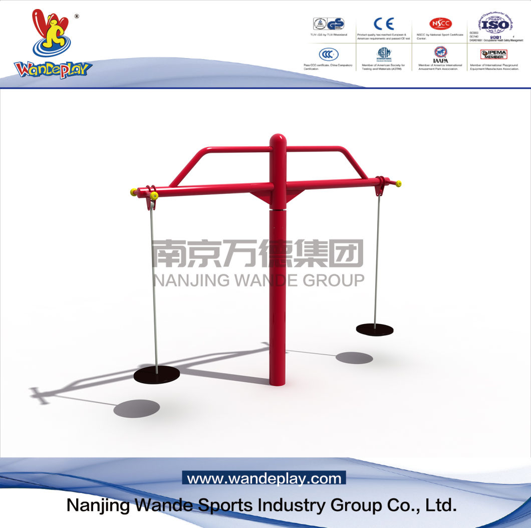 High Quality Kids Outdoor Game Double Rotator Outdoor Playground Equipment Kids Rocking Seesaw with Wd-050333