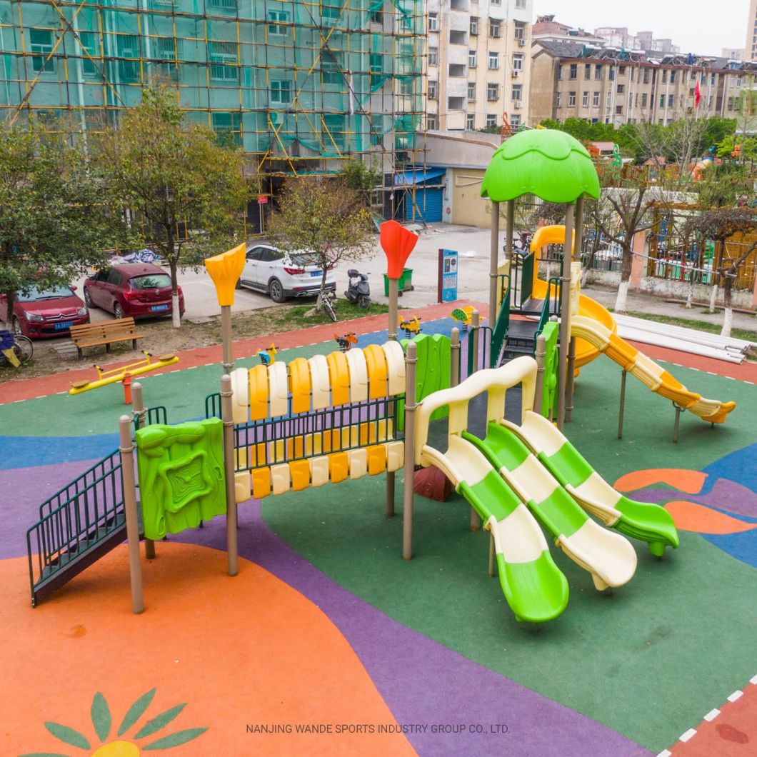 Wandeplay Theme Park Amusement Park Children Outdoor Playground Equipment with Slides Wd-Dz075