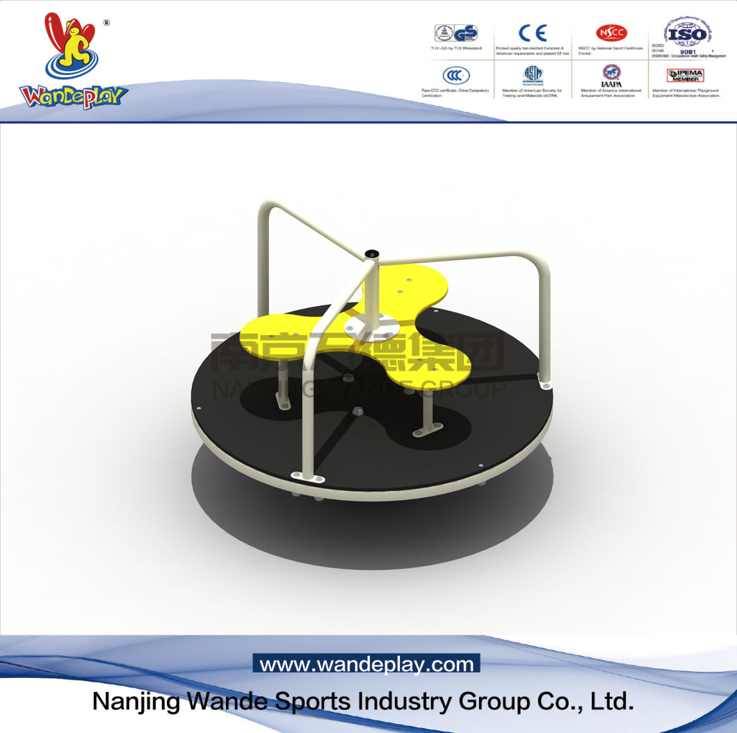 Crazy Turntable of Outdoor Playground for Children with Wd-050417