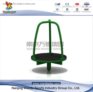 Outdoor 3-kid Whirl of Rotating Playground Equipment for Kids