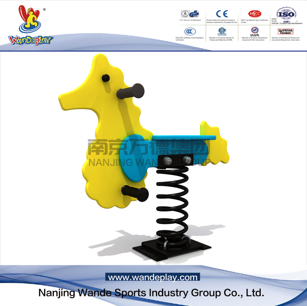 Wandeplay Seahorse Spring Rider HDPE Children Outdoor Playground Equipment with Wd-By008 (WD-050201)