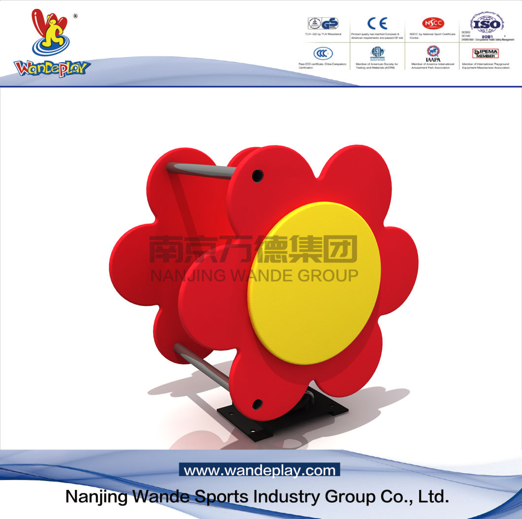 Wandeplay Flower Spring Rider HDPE Children Outdoor Playground Equipment with Wd-By001 (WD-050211)