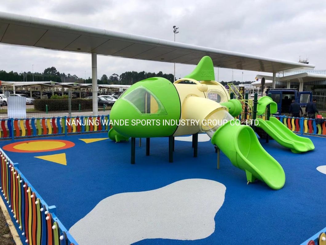 Wandeplay New Style Customized Combined Slide Children Outdoor Playground Equipment with Wd-Zd016