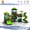Outdoor Playset Treehouse with Sildes in Children Park