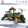Outdoor Treehouse Playsets with Slide for Backyard