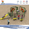 Climbing Rope Netting Grid with Plastic Slide for Kids