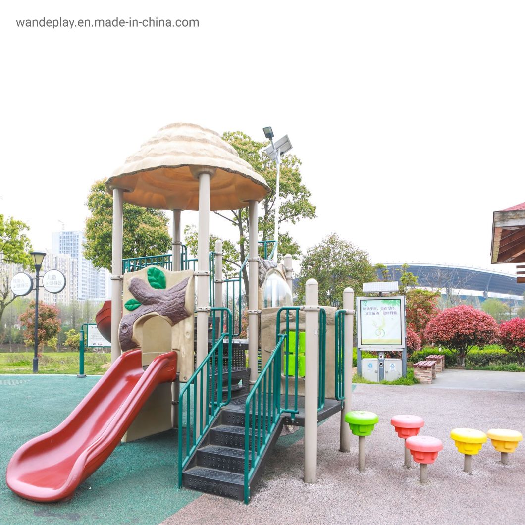 Wandeplay Theme Park Amusement Park Children Outdoor Playground Equipment with Wooden Structure Wd-Dz070