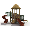 Outdoor Cottage Silde Playground Equipment for Kids