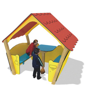 Amusement Pavilion Playsets HDPE Outdoor Playground Structures for Kids