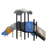 Amusement Park Outer Space Playsets Science Fiction Outdoor Slide Playhouse Customizable Playground Equipment for Children