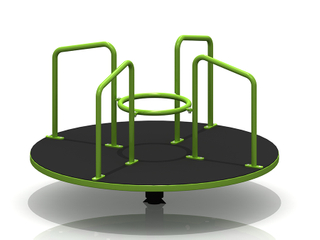 Adventure Park Outdoor Rotating Game Playground Equipment for Kids 