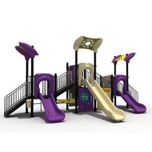 Plastic Modern Park Kids Outdoor Playground Slide Equipment