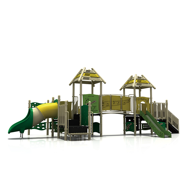 Amusement Park Outdoor Music Playground Slide Equipment for Kids