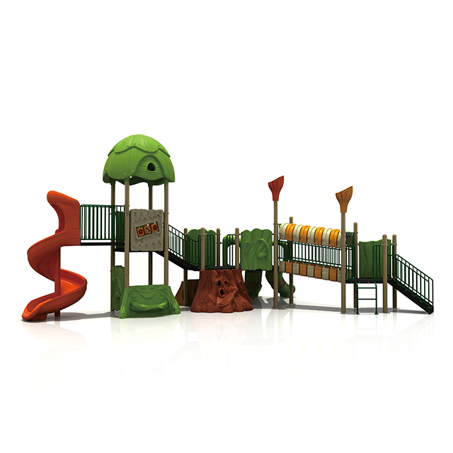 Children Outdoor Green Forest Playground Equipment for Preschool