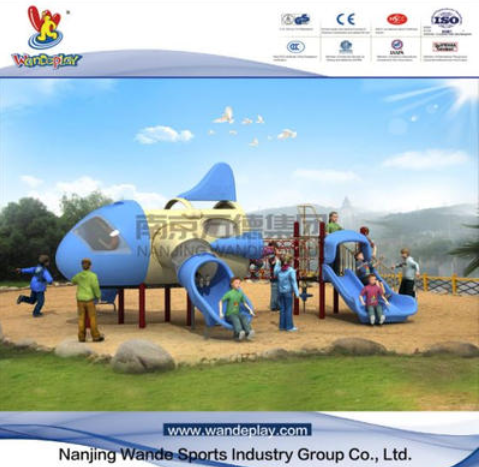 How is outdoor playground equipment installed?
