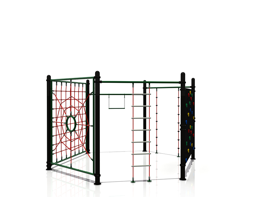 Outdoor Spider Rope Net Climbing Playground for Physical Training WD-QS007-03100700 (2)