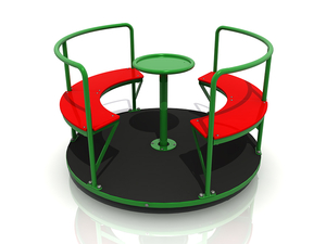 Amusement Park Outdoor Rotating Game Playground Playset for Children