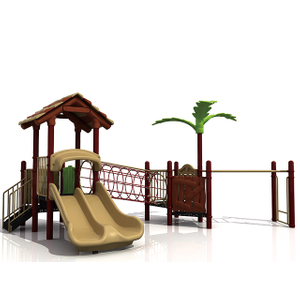 Children Forest Playground Outdoor Custom Slide Playset for Adventure Park