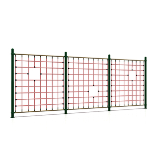 Outdoor Straight Rope Net Climbing Wall Playground