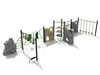 Outdoor Kids Playground Rock Climbing Rope Playset for Adventure Park
