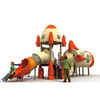 Aircraft & Rocket Playsets Outdoor Playhouse Playground Equipment with Slide for Amusement Park