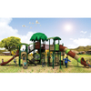 Outdoor Kids Forest Playground With Slide Equipment for Adventure Park