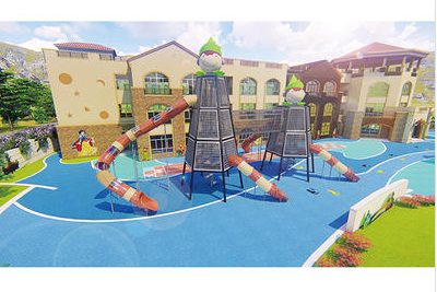 Where can outdoor playground equipment be applied