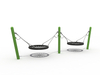 Children Outdoor Playground Swing Playset Unit for Theme Park 