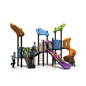 Park Children Outdoor Plastic Slide Playground Equipment of Sailing Theme