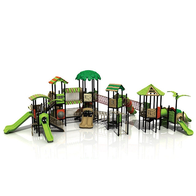 Kids Outdoor Park Forest Silde Playground Equipment for Preschool