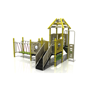 Customized Children Musical Outdoor Playground Slide Sets for School