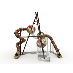 Giant Football Tower Playset Outdoor Modular Slide Playground Equipment for Children
